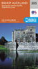 Bishop Auckland - Spennymoor,  Newton Aycliffe,  Sedgefield & Crook OS Explorer Map 305 (paper)