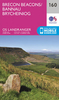 Brecon Beacons OS Landranger Map 160 (paper)