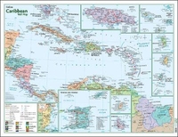 Caribbean Collins Wall Map