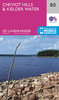 Cheviot Hills & Kielder Water OS Landranger Map 80 (paper)