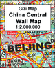 China Central Wall Map