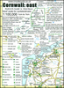 Cornwall East: Bodmin/St Austell to West Devon Cycle Map