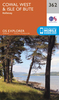 Cowal West & Isle of Bute - Rothesay OS Explorer Map 362 (paper)