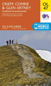 Crieff,  Comrie & Glen Artney - Strathearn & Auchterarder OS Explorer Map OL47 (paper)