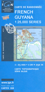 Crique Eau Blanche IGN Map 4706