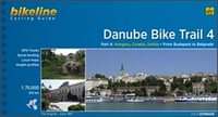 Danube Cycle Route Part 4: Budapest - Belgrade (570km) Bikeline Map/Guide ENGLISH Ed.
