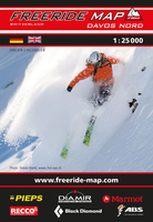 Davos North Freeride Map