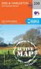 Diss & Harleston - East Harling & Stanton OS Explorer Active Map 230 (waterproof)