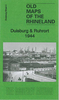 Duisburg and Ruhrort 1944 British War Office Survey Map