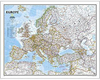 Europe NGS Classic Wall Map ENCAPSULATED