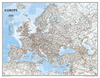Europe NGS Classic Wall Map LARGE ENCAPSULATED