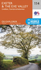 Exeter & the Exe Valley - Crediton,  Tiverton & Dulverton OS Explorer Map 114 (paper)
