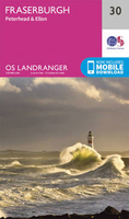 Fraserburgh,  Peterhead & Ellon OS Landranger Map 30 (paper)