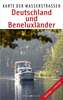 Germany and Benelux Inland Waterways Map
