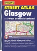 Glasgow and West Central Scotland Philip`s Street Atlas