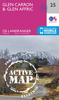 Glen Carron & Glen Affric OS Landranger Active Map 25 (waterproof)
