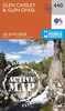 Glen Cassley & Glen Oykel OS Explorer Active Map 440 (waterproof)