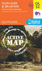 Glen Shee & Braemar - The Cairnwell & Glas Maol OS Explorer Active Map OL52 (waterproof)