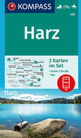 Harz 2-Map Set Kompass 450