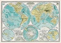 Hemispheres Map Wrap