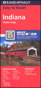 Indiana Easy-to-Read Rand McNally