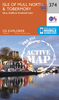 Isle of Mull North & Tobermory - Ulva,  Staffa & Treshnish Isles OS Explorer Active Map 374 (waterproof)