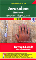 Jerusalem F&B City Pocket Map