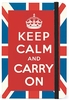 Keep Calm and Carry On Notebook - Small