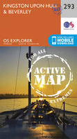 Kingston Upon Hull & Beverley OS Explorer Active Map 293 (waterproof)