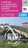 Lampeter & Llandovery OS Landranger Active Map 146 (waterproof)