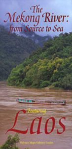 Laos & The Mekong River from Source to Sea Odyssey Map