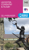 Leicester,  Coventry & Rugby OS Landranger Map 140 (paper)