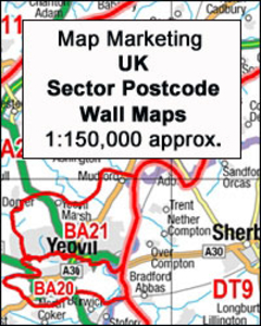Lewis and Harris Postcode Sector Map PAPER