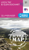 Loch Tay & Glen Dochart OS Landranger Active Map 51 (waterproof)