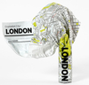 London Crumpled City Map