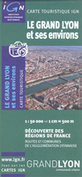 Lyon Environs IGN Map