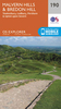 Malvern Hills & Bredon Hill - Tewkesbury,  Ledbury,  Pershore & Upton upon Severn OS Explorer Map 190 (paper)