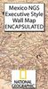 Mexico NGS Executive Style Wall Map ENCAPSULATED