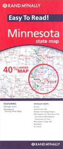 Minnesota Easy-to-Read Rand McNally