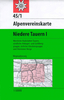 Niedere Tauern I Alpenverein Map 45/1