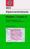 Niedere Tauern II Alpenverein Map 45/2