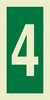 Number four sign