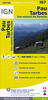 Pau - Mont-de-Marsan - Condom - Tarbes IGN Top100 Map 159
