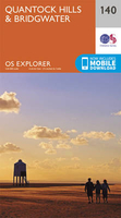 Quantock Hills & Bridgwater OS Explorer Map 140 (paper)