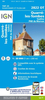 Quarre-les-Tombes - PNR du Morvan IGN TOP25 Map 2822OT