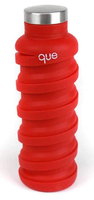 Que Collapsible Bottle Bonfire Red