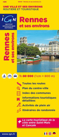 Rennes and its Environs IGN Map