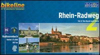 Rhine Cycle Route Part 2: Basel - Mainz (400km) Bikeline Map/Guide