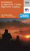Rhondda & Merthyr Tydfil OS Explorer Map 166 (paper)