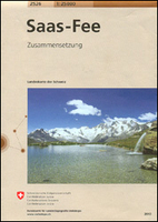 Saas-Fee Swisstopo 2526